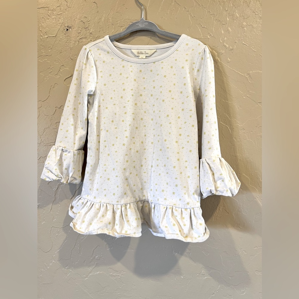Matilda Jane Kids Ruffle Sleeve Star Print Top